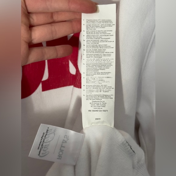 COCA-COLA X ROLLAS WORLD CREWNECK IN VINTAGE WHITE (BRAND NEW CONDITION) - Picture 11 of 13